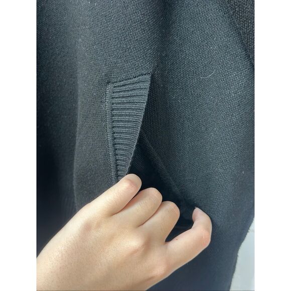 NWOT UNIQUE VINTAGE HALLOWEEN PUMPKIN ARGYLE BLACK CARDIGAN WOMEN'S XXL - Picture 4 of 12